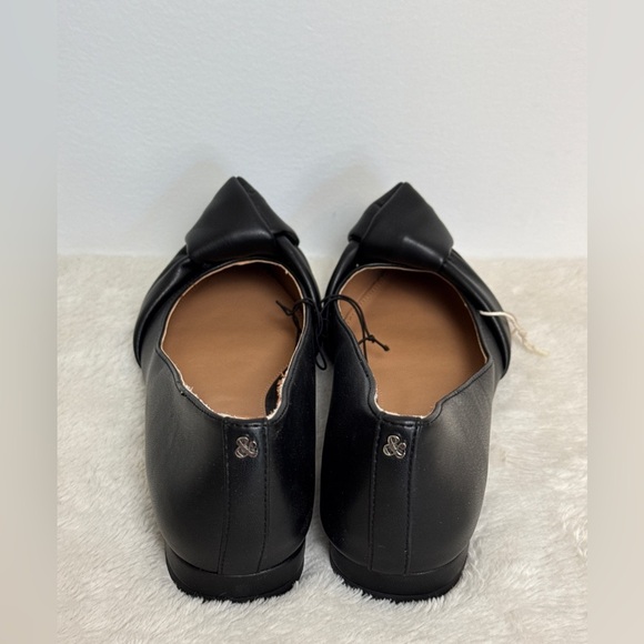 New with tags - SAM & LIBBY - LAUREEN KNOTTED FLAT IN BLACK. Size 8.5 - Picture 6 of 10